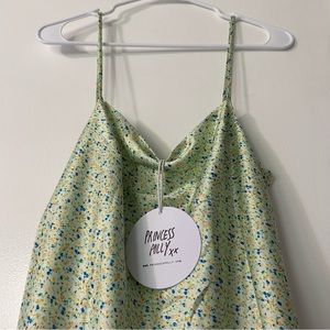 Green Princess Polly After Thought Mini Dress